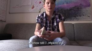 Debt Dandy: Cumshot accompanied by desperate amateur