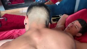 Part 2 Threesom with Markus and Power Bottom Mybuddy Buddy