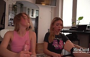 Horny teens wanted to gets hard fuck - Amateur Foursome - MiraDavid x Lis Evans