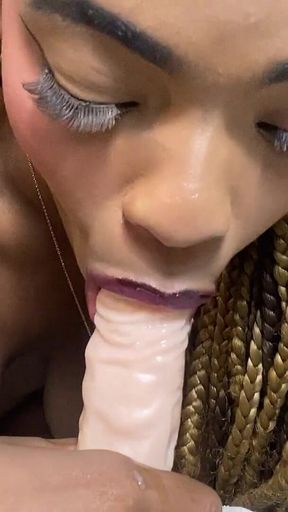 I Am Enjoying a Good Blowjob While Rubbing My Pussy