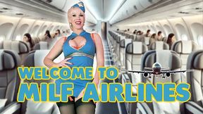 welcome to milf airlines with your hostess rebecca more