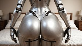Sexbot shows off riding hefty cock and gets a creampied