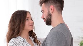 Flexible brunette with big boobs Mickey Moor jumps on a long boner