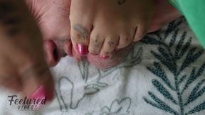 Slapping your face with my feet is soooo fun