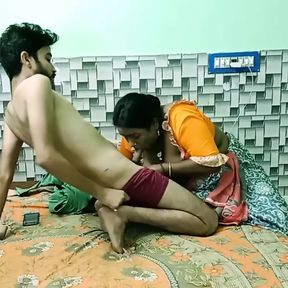 Desi landlord&rsquo;s son fucking with hot servant Bhabhi! Desi Hot sex