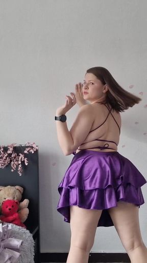 Birthday Striptease - I Change Between My 2024 & 2025 Dresses | No Censor