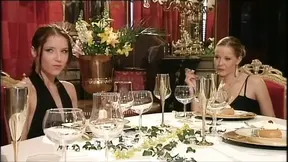 Asian slut goes wild in a hot, wet German vintage lesbian orgy