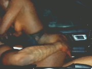 BUBBLE BUTT EBONY RIDES AUTOMATIC STICK SHIFT WHILE CUMMING ON FAT DICK!!!!!!