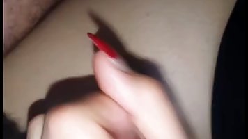 Voluptuous lap dancer is wearing blue jeans while playing with her client's rock hard dick