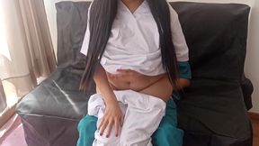 Slutty Nurse Lets Herself Be Filmed Fucking After the Night Shift