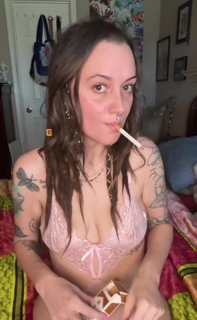 Two Cigarettes and an Orgasm, Smoking Masturbation with Chery Trees