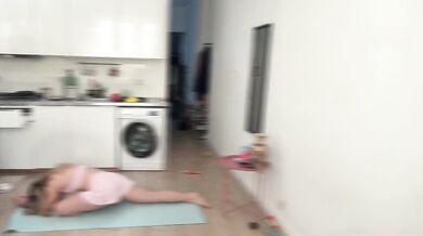 Flexible girl Stretching