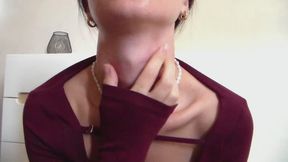 my neck throath woww