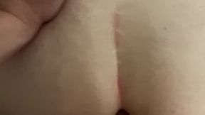 DP &mdash;  huge anal gape with dripping creampie