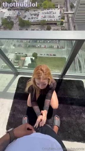 Babe Ripped Out By BBC  On Balcony For Neighbors To See And Hear