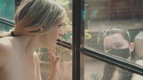 Divided! Sexy Charlie Forde &amp_ Astrid Love Masturbate Together!