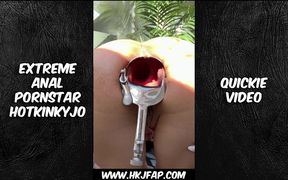 15.july.2025 Video Quickie Gape, Speculum, Anal Speculum, Anal, Hkj, Hotkinkyjo, Boobs, Ass, Asshole, Pornstar