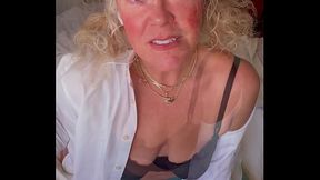 Eat Your Cheating step milf Out Then Cum In Her On Her Husband's Bed