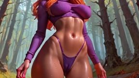 Perfect Big Boobs and Cameltoe Pussy Tease