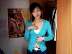 Beautiful Chinese girl home shooting