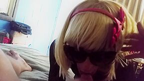 Crossdresser First Time Sucks Cock Gets Fucked Facial Full Sissy