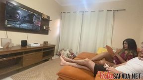 ela apostou que ganhava de mim, valendo o que eu quisesse. completo sem censura