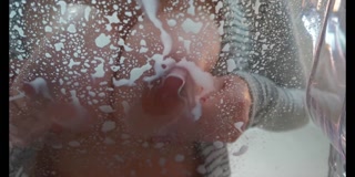 Spraying breast milk all over you