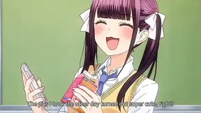 Animated hentai babes get freaky