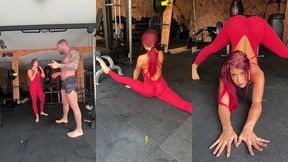 backstage from gym flashing and before the scene with atlanta moreno and maximo garcia