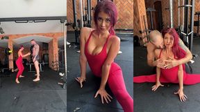 backstage from gym flashing and before the scene with atlanta moreno and maximo garcia