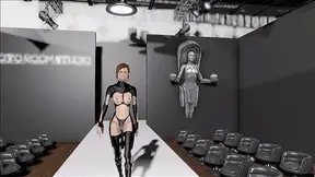 Brave Brunette Dominates Fallout 4 Battlefields in Sleek Latex Anime Glamour