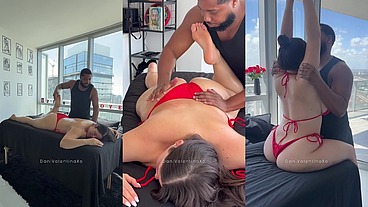 Curvy Latina Gets Sensual Oil Massage ft. Emmanuel Lustin