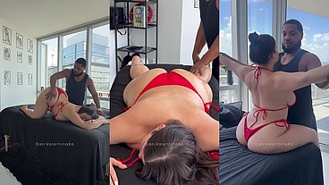 Curvy Latina Gets Sensual Oil Massage ft. Emmanuel Lustin