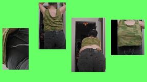 ASMR New Levi's Sound Check w Tit Flash