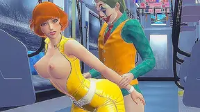 April ONeil Takes Joker Hard in Wild Ninja Turtles Hentai Encounter