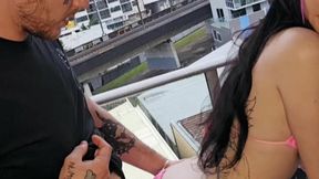 Naughty Slut Gets Fucked in Public