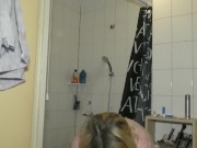 Meliss_vurig 39 weeks Pregnant solo Showering rubing and showerhead orgasem
