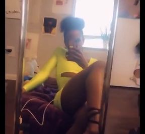 Here's a little cum video of your Neon Goddess. Just to hold you over.