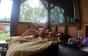 Big-Tit Brunette MILF's Rough Anal Pounding