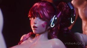 Cute Dva Bathroom Sex Compilation 3d Hentai Cartoon