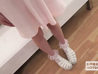 Golden-haired Rosalyn Sphinx Gets Raw With Her Coarse Hookup’s Shlong!