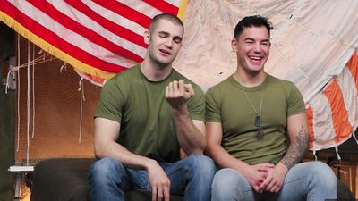 Beefy Soldier JC Takes On Massice Cocked Hunk - Kyler Drayke, JC Hunt - ActiveDuty