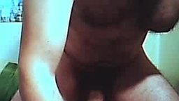 Showing cock, ass and balls