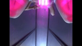 jane darling masturbates while wearing angel wings and stilettos