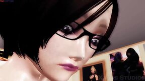 Massive titted 3d she-males in cartoon porn video