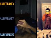 Black Teen Has a Verbal Intense Orgasm After Edging