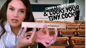 Dean Exposes And Locks Up Your Tiny Cock!