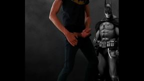 Batman Takes Control in Steamy Solo Masturbation Scene