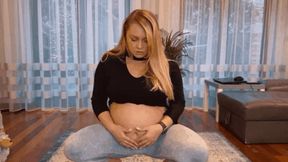 Stepmother has filled her belly again MOV