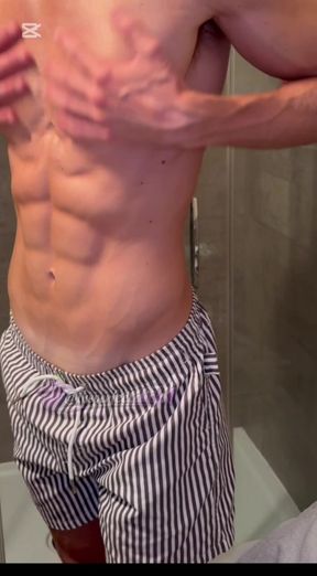 Workout, Shower and Wank